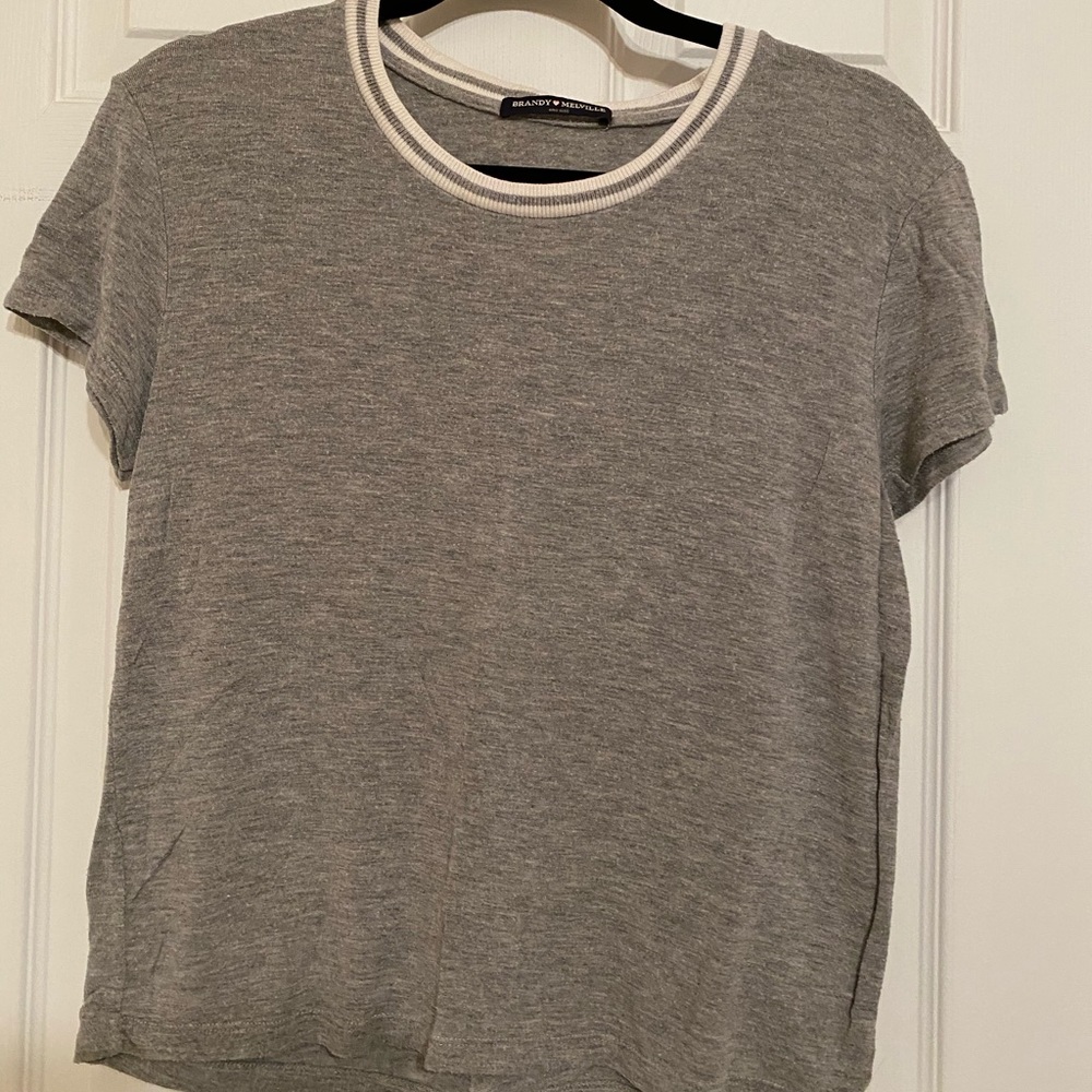 Brandy Melville Heather Grey T-Shirt